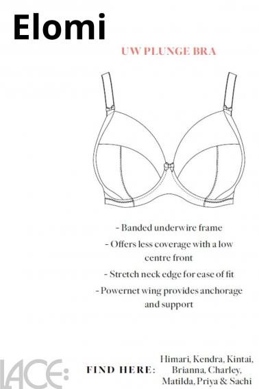 Elomi - Sachi Dekolleté-BH G-M Cup