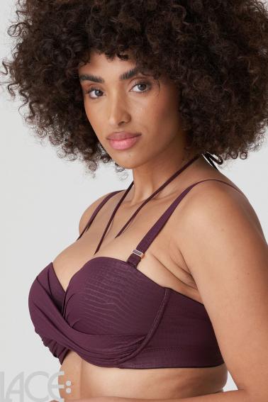 PrimaDonna Swim - Dalyan Bikini Bandeau BH mit abnehmbaren Trägern D-G Cup