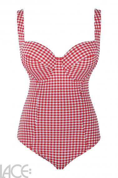 Panache Swim - Gingham Badeanzug G-M Cup