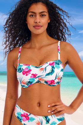 Freya Swim - Palm Paradise Bikini Bandeau BH mit abnembaren Trägern E-I Cup