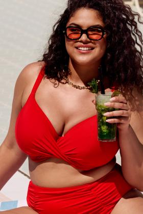 Elomi Swim - Plain Sailing Bikini-BH Tiefes Dekolleté Wickeloptik I-N Cup