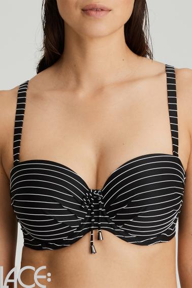 PrimaDonna Swim - Sherry Bikini Bandeau BH mit abnembaren Trägern E-G Cup