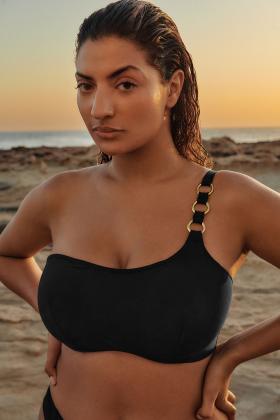 PrimaDonna Swim - Damietta Bikini Bandeau BH mit einem abnehmbaren Träger E-G Cup