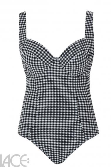 Panache Swim - Gingham Badeanzug G-M Cup