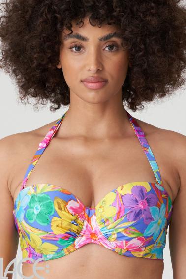 PrimaDonna Swim - Sazan Bikini Bandeau BH mit abnembaren Trägern E-G Cup