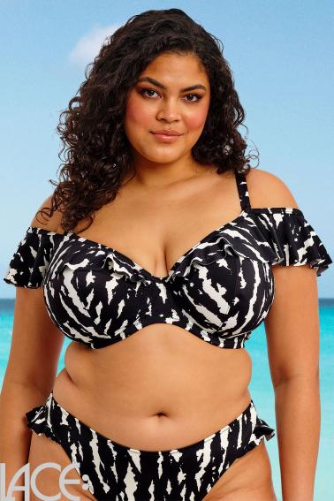 Elomi Swim - Echo Shell Bikini-BH Tiefes Dekolleté Rüschenträger G-K Cup