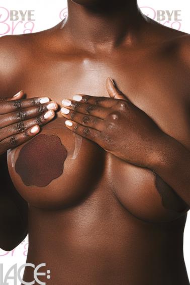 Bye Bra - Klebe-BH F-H Cup mit Silikon Brustwarzenabdeckung