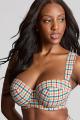 Panache Swim - Seersucker Bikini Bandeau BH G-K Cup