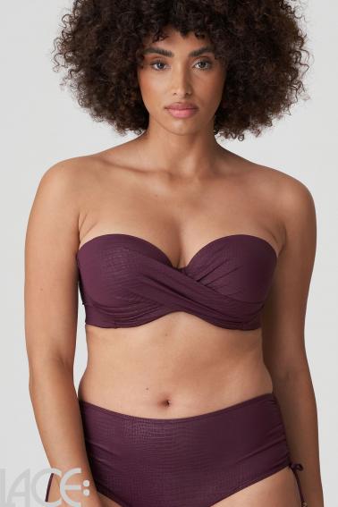 PrimaDonna Swim - Dalyan Bikini Bandeau BH mit abnehmbaren Trägern D-G Cup