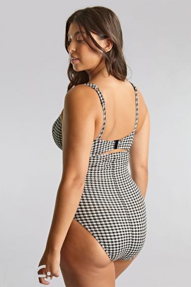 Panache Swim - Gingham Badeanzug G-M Cup