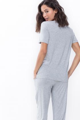 Mey - Sleepy & Easy Pyjama Top mit kurzen Ärmeln